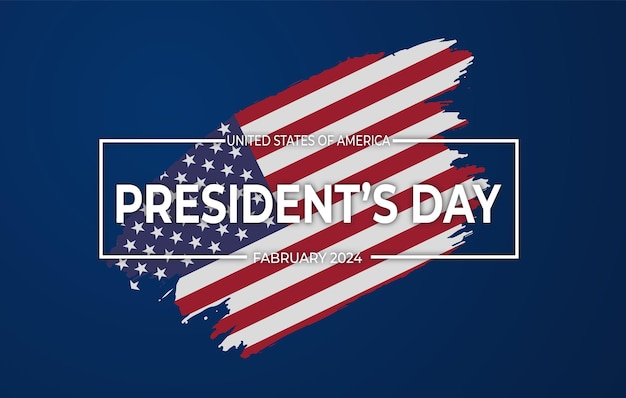 Vettore presidents day background design banner poster greeting card vector illustration