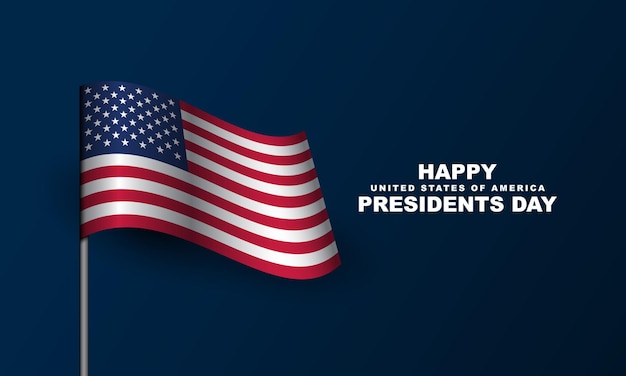 Vector presidents day background design