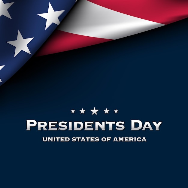 Vector presidents day background design