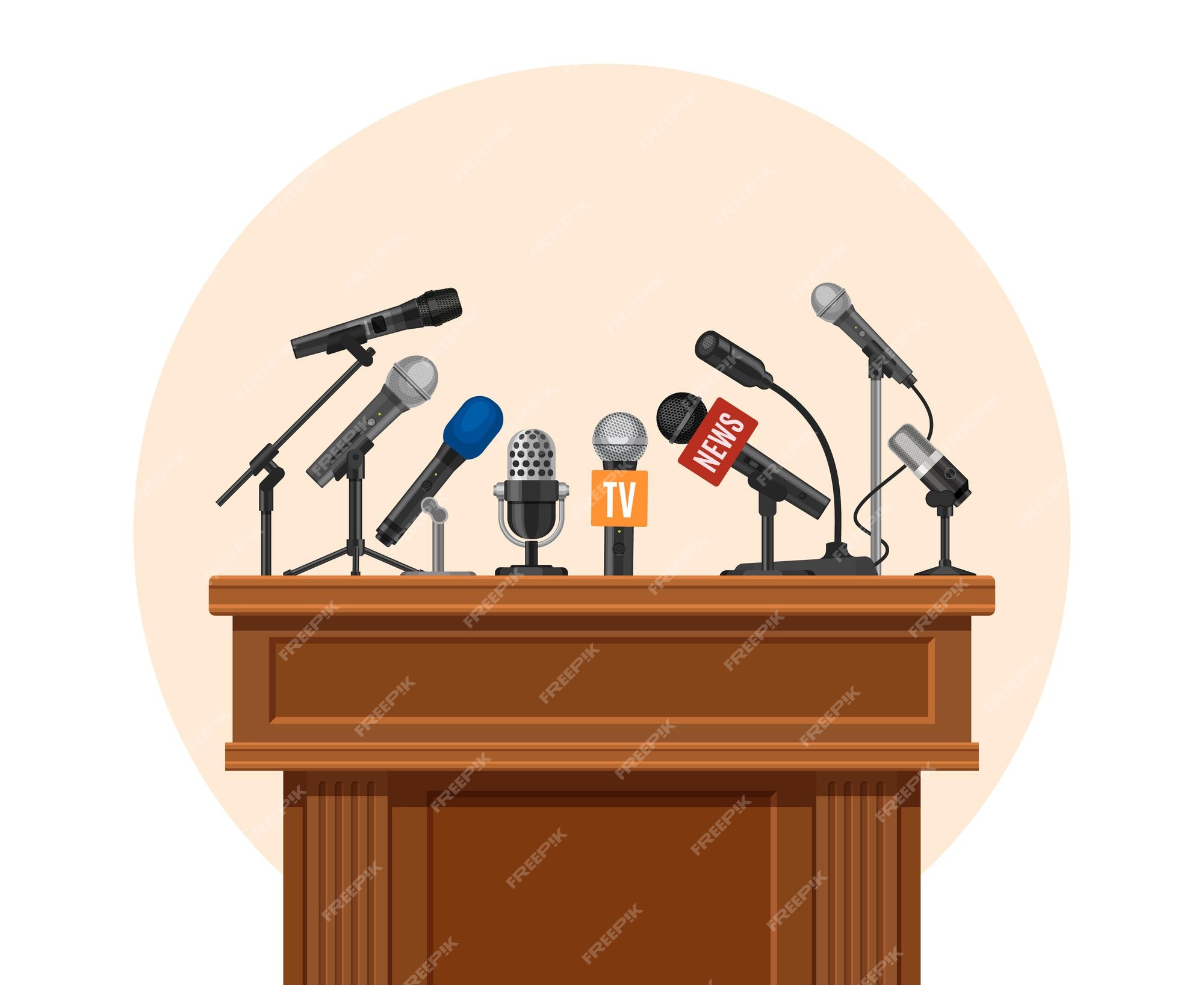 Page 2 | Press conference background Vectors & Illustrations for Free  Download | Freepik