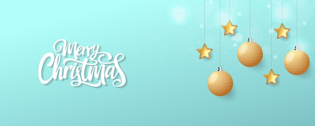 Prettige kerstdagen en gelukkig Nieuwjaar banner