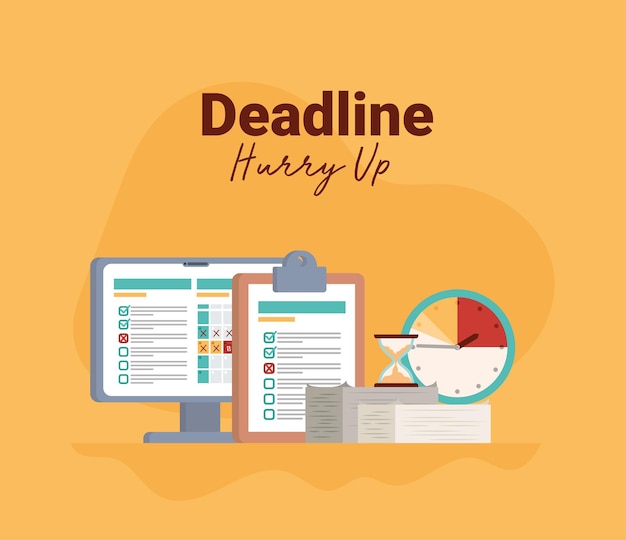 Pretty deadline poster