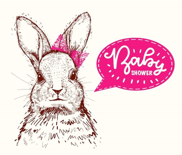 Pretty hipster Rabbit 