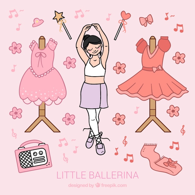 Pretty little ballerina