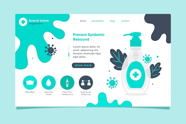 Prevent epidemic rebound landing page