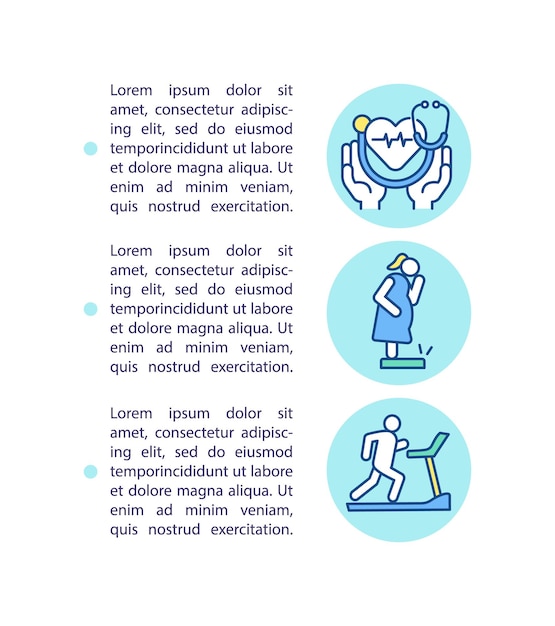 Preventative health practices concept icon with text illustration