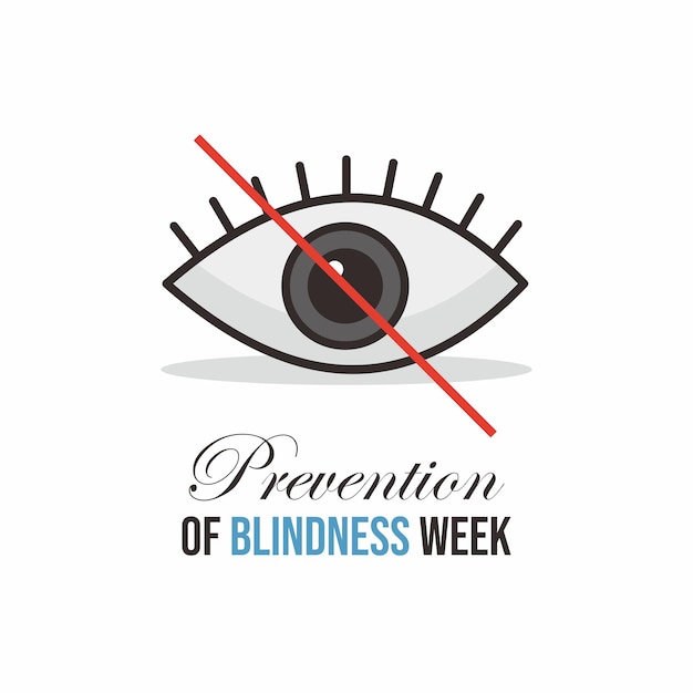 Prevention of blindness week poster