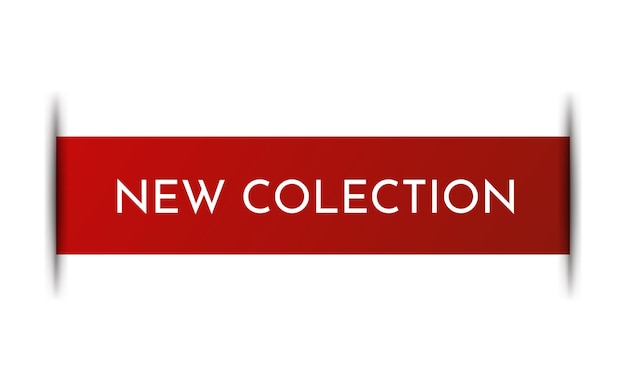 벡터 가격 태그 터 리본 판매 배너 새로운 컬렉션 태그 고립 터 일러스트레이션 eps