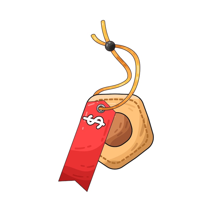 Vector price tag
