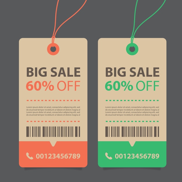 Price tags design