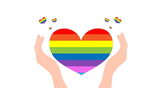 LGBTQ コミュニティのプライドデーのコンセプト