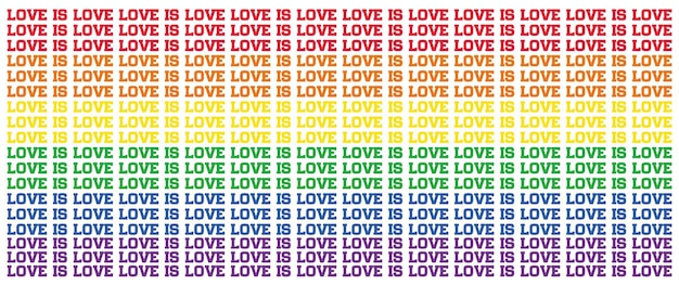 pride flag love is love