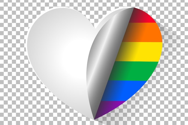 Pride Hart Sticker Effect Icoon