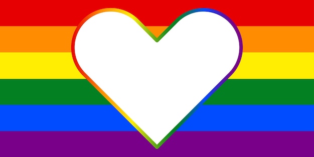 프라이드 LGBT 요소 클립 아트 화려한 무지개 LGBTQ 프라이드 월 축하 배경 소셜 미디어