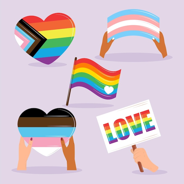 Pride lgbt-pictogrammen