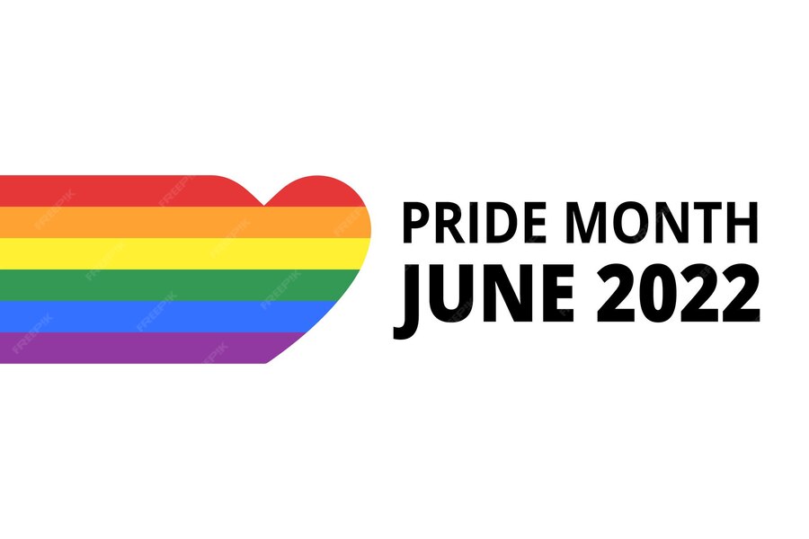 Premium Vector Pride month 2022 2023 2024 lgbtq pride flag colours
