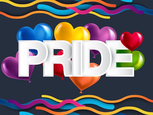 Vector pride month background