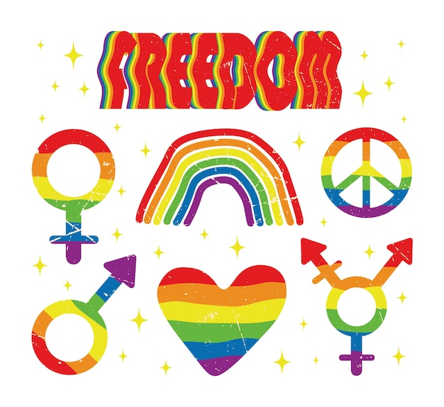 Pride month stickers