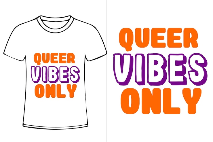 Vector pride month typography design for tshirt cards frame artwork bags mugs stickers tumblers pho