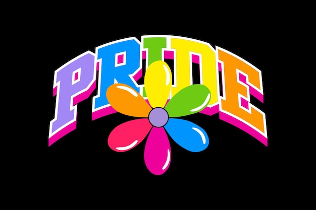 Pride text design
