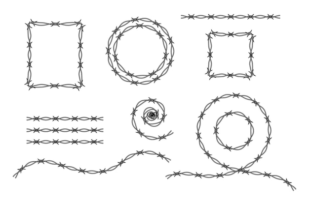 Prikkeldraad frames set