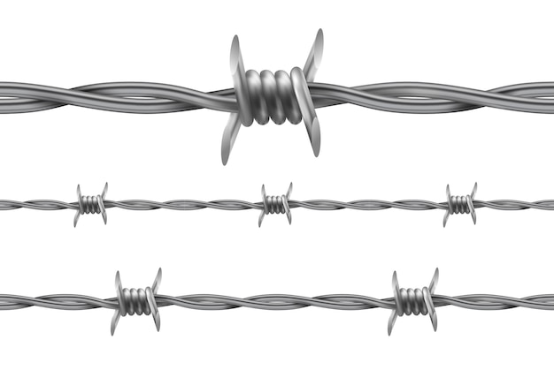 Prikkeldraad. Repetitive, Naadloos patroon