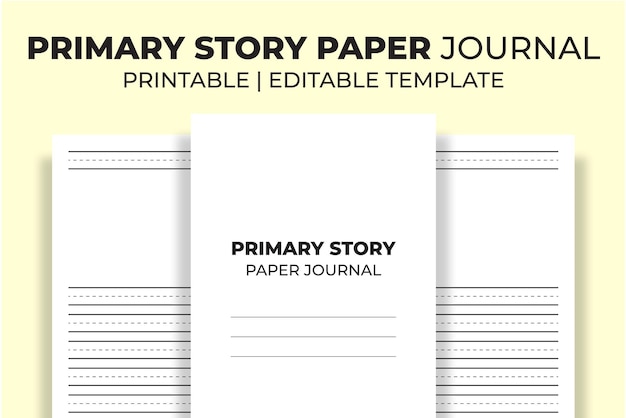 Primary Story Paper journal KDP Interior