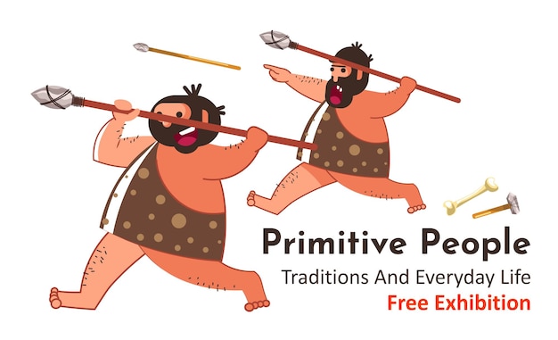 Primitive people traditions and everyday life