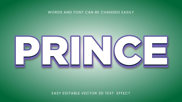 Prince 3d text style