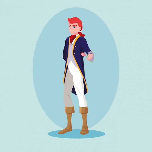 Prince of fairytale avatar character