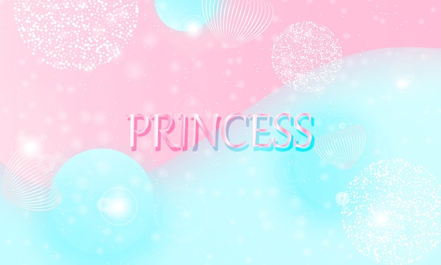 Princess background mermaid rainbow magic stars unicorn pattern fantasy galaxy fairytale graphics pink blue princess colors