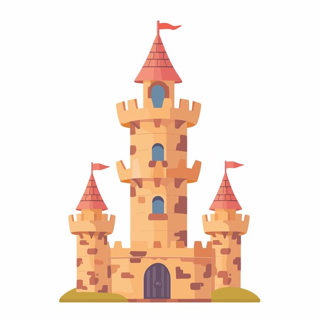 Vector princess castle