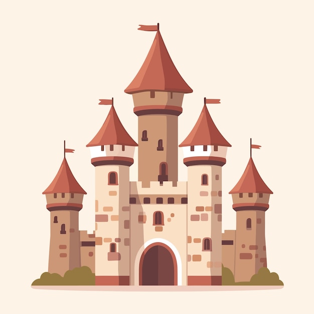 Vector princess castle