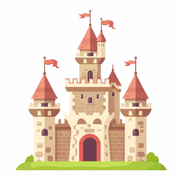 Vector princess castle