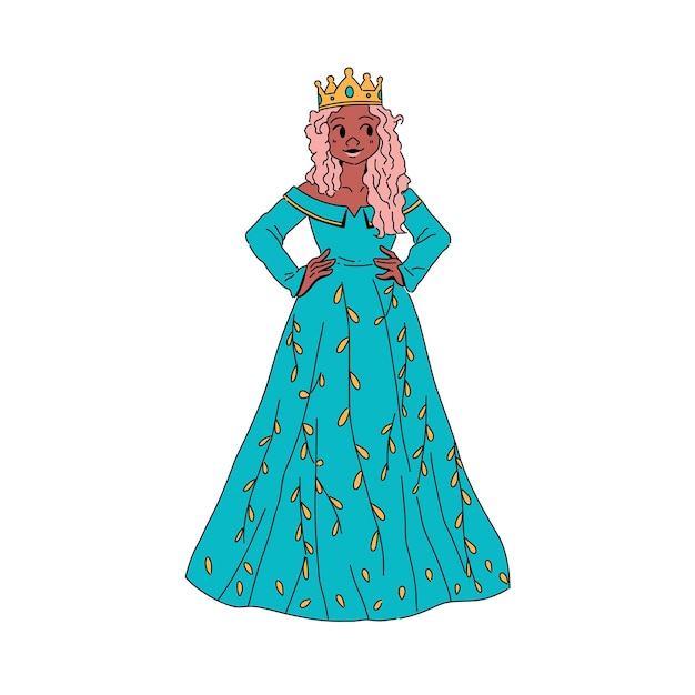 princess,crown,femininity,royalty,graphic, illustration, clipart, colors