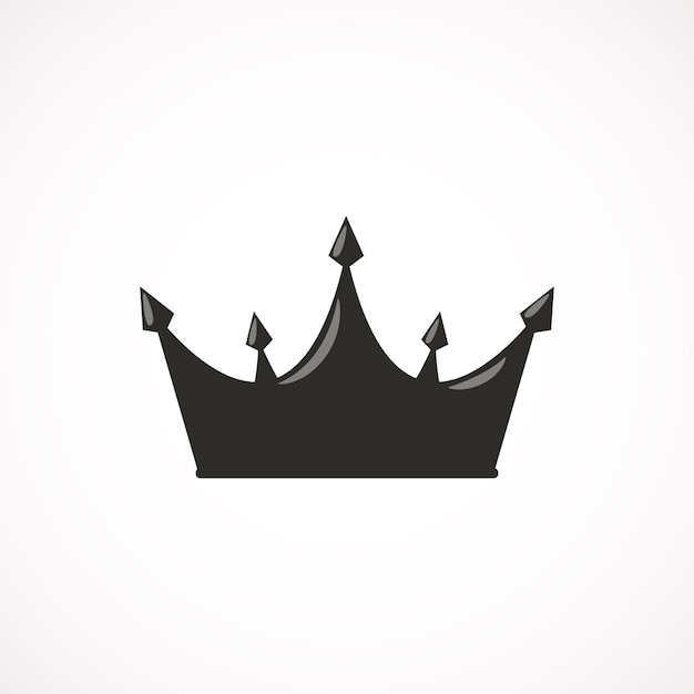 Princess crown icon in flat style.