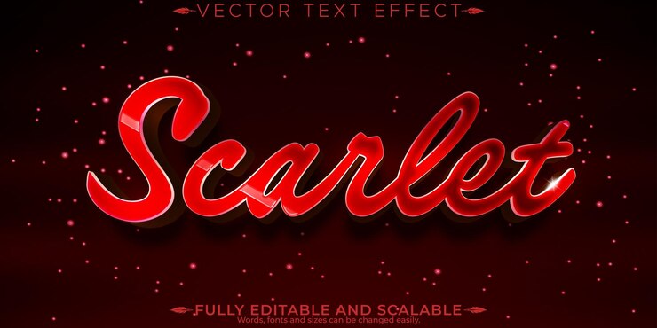 Vector princess girl text effect editable queen and pink text style
