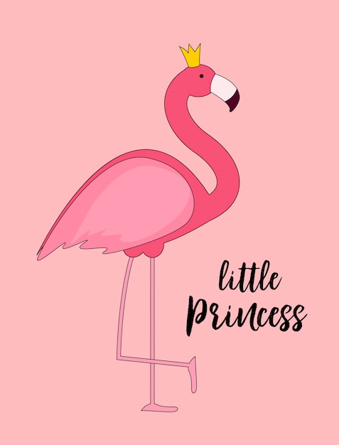 Princess Pink Flamingo