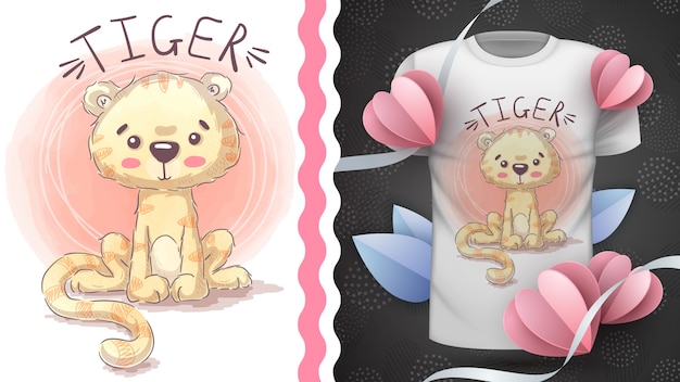 Princess Tiger - idee voor print t-shirt