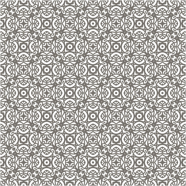 Vector print of abstract pattern with geometric style