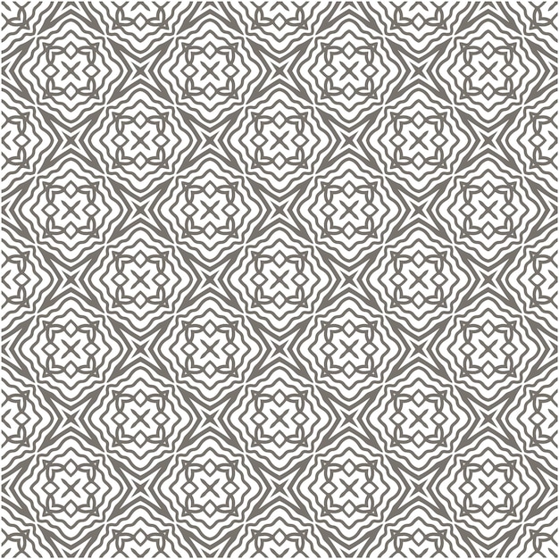 Print of abstract style ethnic seamless pattern