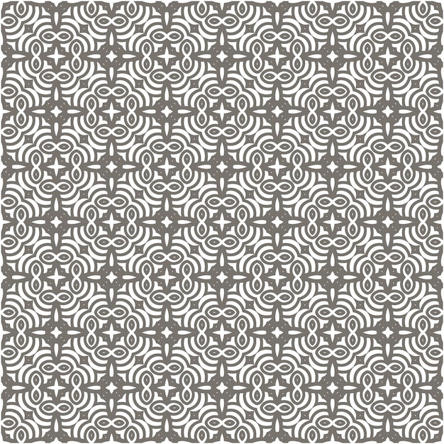 Print of abstract style ethnic seamless pattern