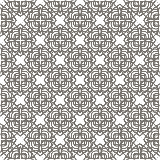 Print of abstract style ethnic seamless pattern