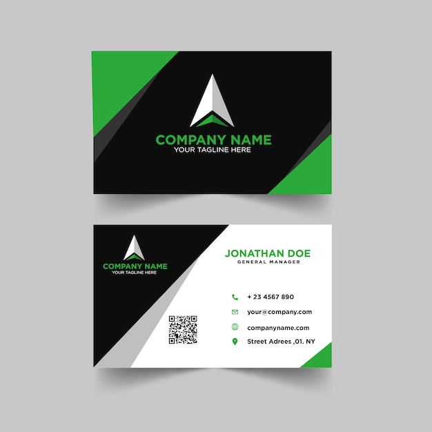 Vector print business card logo design template