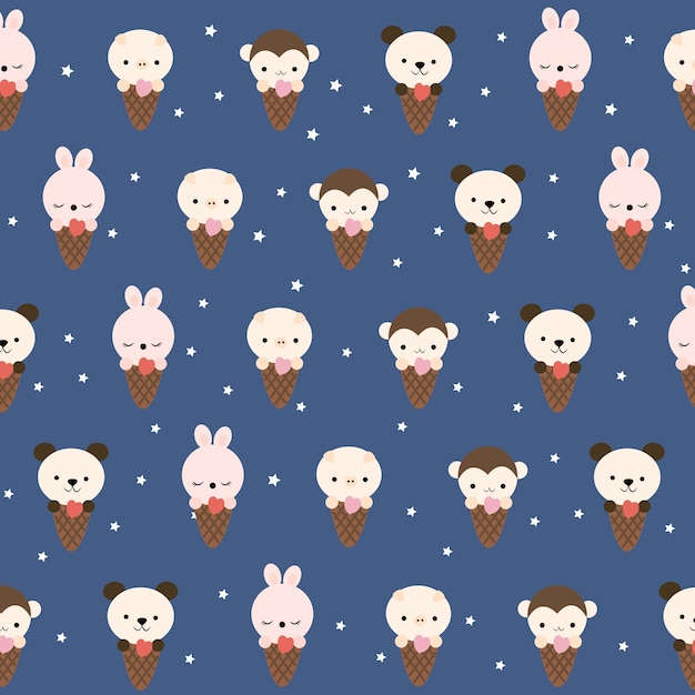 Print ice cream pattern