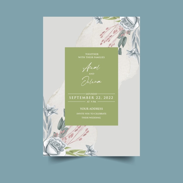 Print Lovely watercolor Hand made design