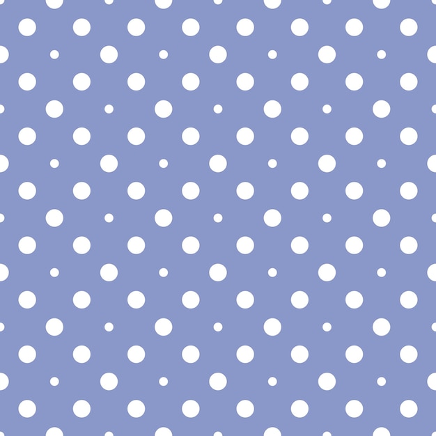 Print in polka dots vector seamless pattern