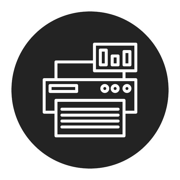 Print Progress icon vector image Can be used for 3d Printing