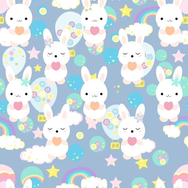 Print rabbit pattern