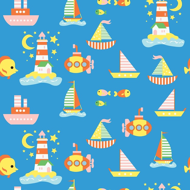 Print sea pattern